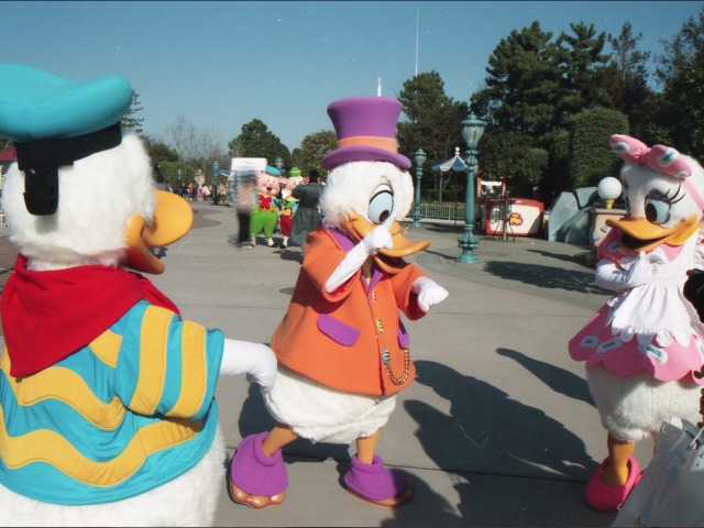 ドナルド、スクルージ、デイジー（トゥーンタウン）