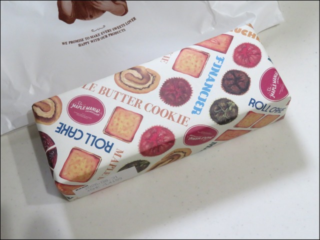 メープルバタークッキー 箱包装（ザ・メープルマニア）