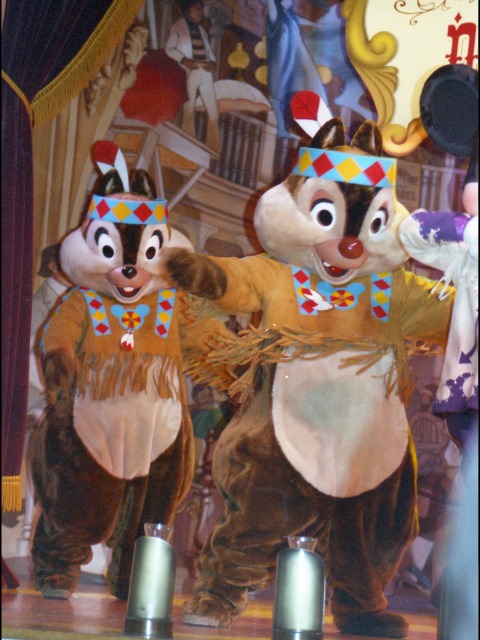 チップとデール（スルーフットスーのダイニング＆ファン）