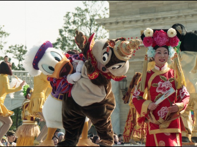 ドナルドとチップ（ディズニー・リズム・オブ・ワールド2005）