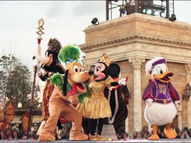 グーフィー、プルート、ミニー、ドナルド（ディズニー・リズム・オブ・ワールド2005）