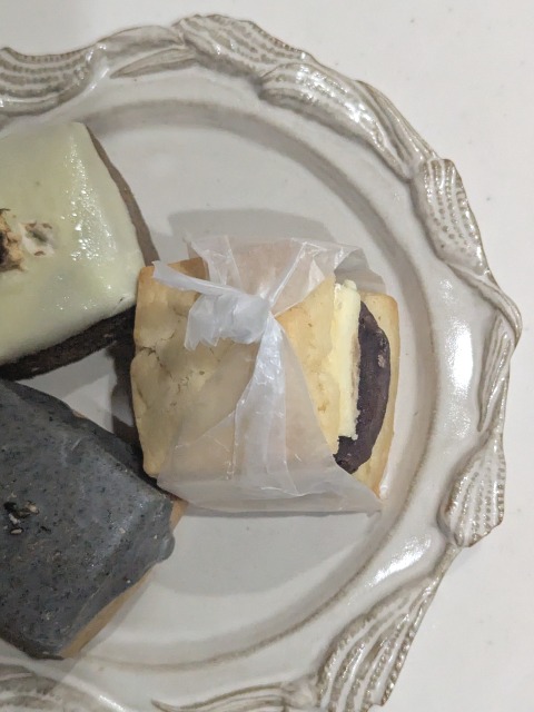 有機あんバターサンド 上面（スコーン専門店iro）