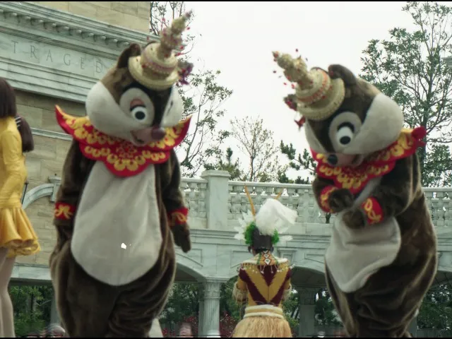 デールとチップ（ディズニー・リズム・オブ・ワールド2005）