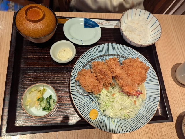 かき盛合せ御飯(とんかつ 和幸)