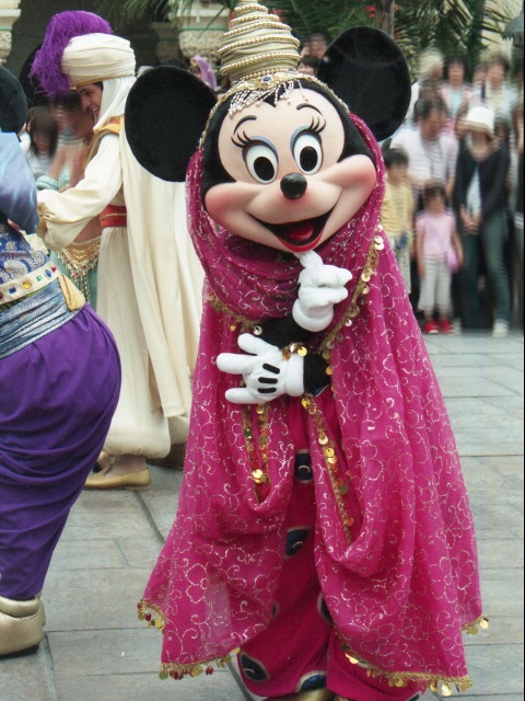 ミニーマウス（アラジンのホールニューワールド）