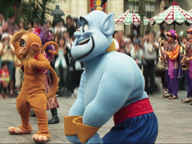 アブーとジーニー（アラジンのホールニューワールド）