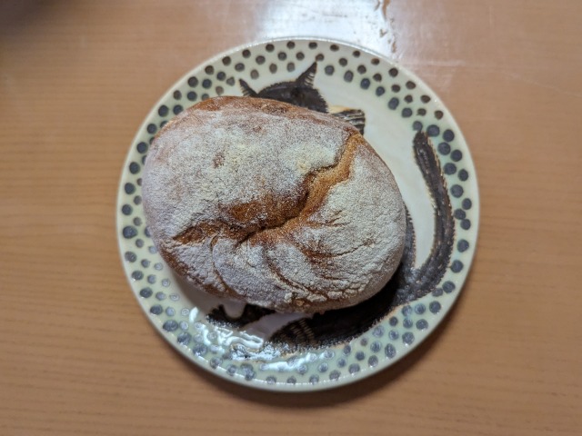 栗あんくるみ 上面(テコナベーグル)