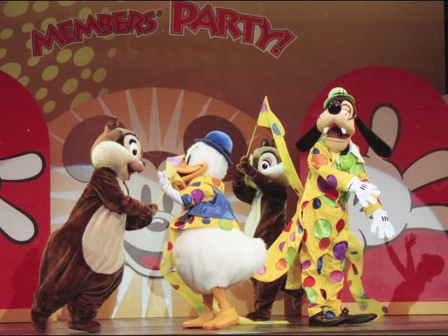 チップ、ドナルド、デール、グーフィー(ファンダフル・ディズニー メンバーズパーティー)