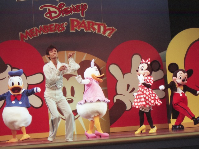ドナルド、デイジー、ミニー、ミッキー(ファンダフル・ディズニー メンバーズパーティー)