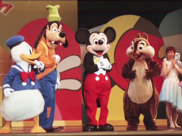 ドナルド、グーフィー、ミッキー、チップ(ファンダフル・ディズニー メンバーズパーティー)