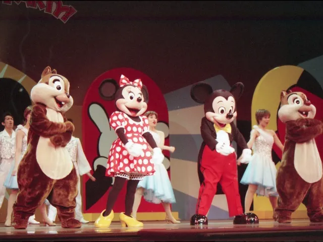 チップ、ミニー、ミッキー、デール(ファンダフル・ディズニー メンバーズパーティー)