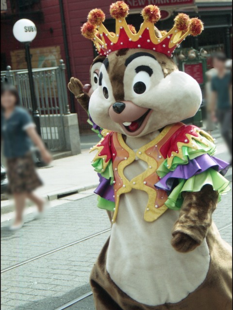 チップとデールの入場（ミニーのウィッシング・リング）