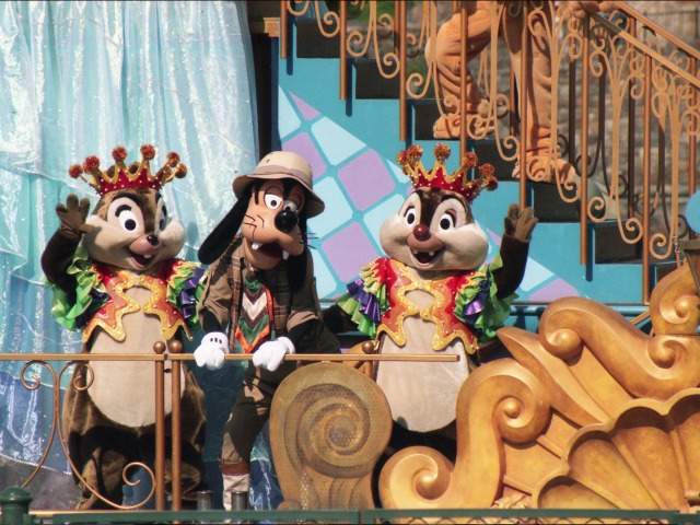 チップ、グーフィー、デール（ミニーのウィッシング・リング）