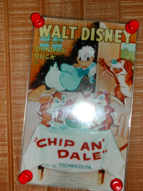 CHIP AN' DALEポスター（ミッキーの家とミート・ミッキー）