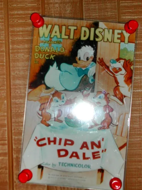 CHIP AN' DALEポスター(ミッキーの家とミート・ミッキー)