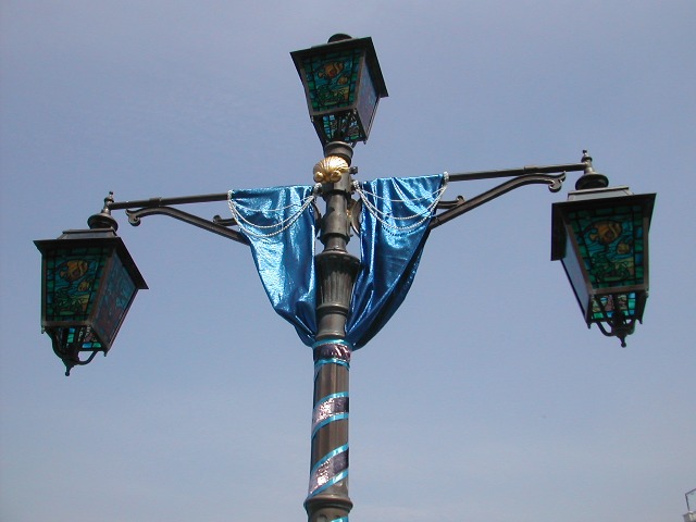 電灯の旗飾り（アリエルのシーサイドトレジャー）