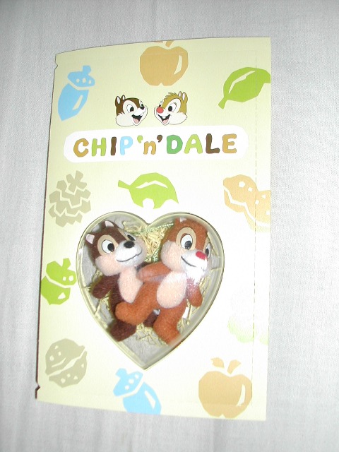 チップとデールのぬいぐるみ