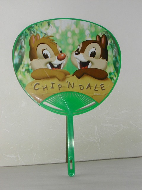 チップとデールのうちわ