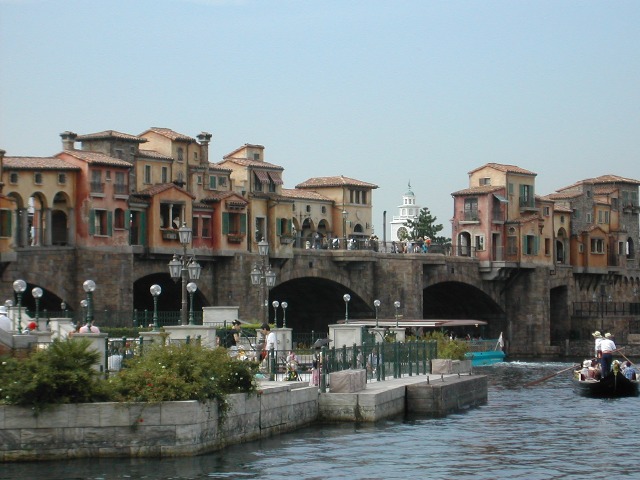 ポンテベッキオを背景に（リドアイル）