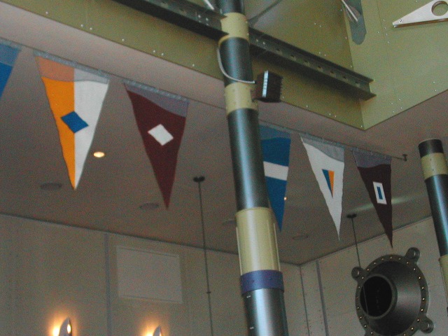 ヨット用の旗(ホライズンベイ・レストラン)