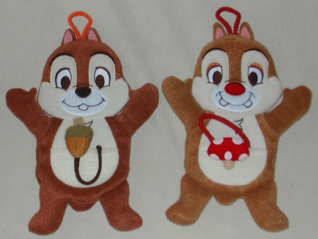 チップとデールの壁掛け