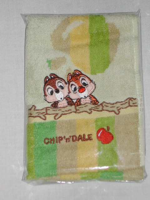 チップとデールのタオル