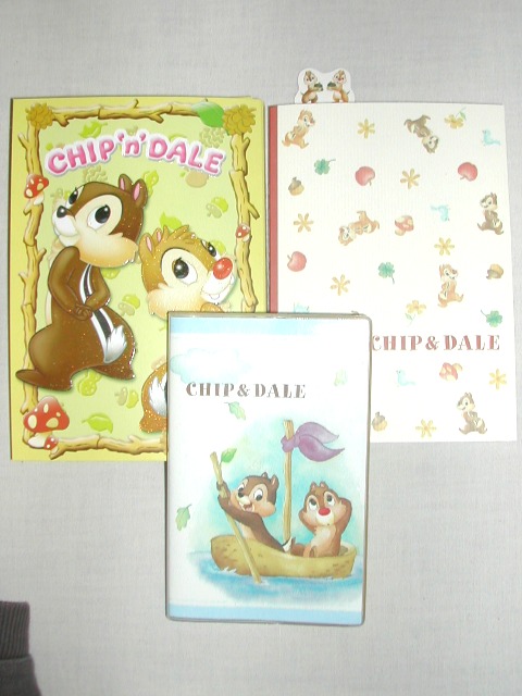 チップとデール ノートなど