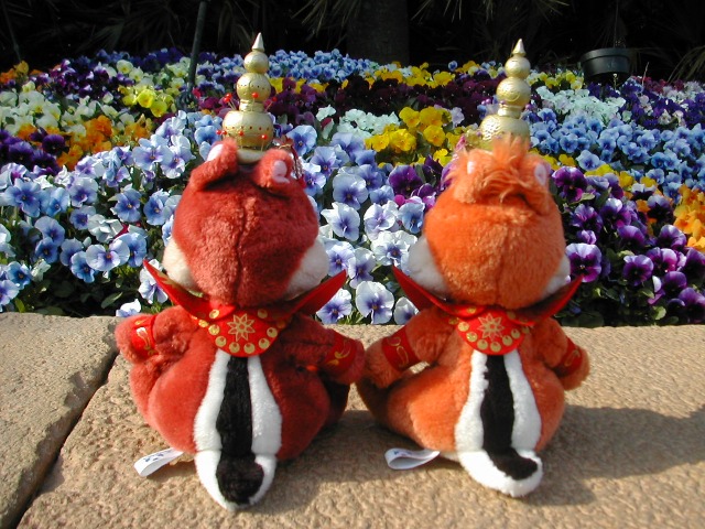 リズム・オブ・ワールドぬいぐるみ チップとデール背面