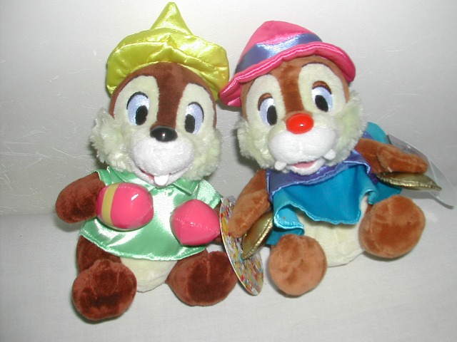 マラカスとシンバルのチップとデール ぬいぐるみ