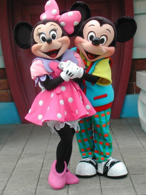 ミニーとミッキー（トゥーンタウン）