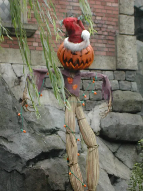 ホーンテッドマンション 電飾付きカボチャのかかし（ディズニー・ハロウィーン 2004）