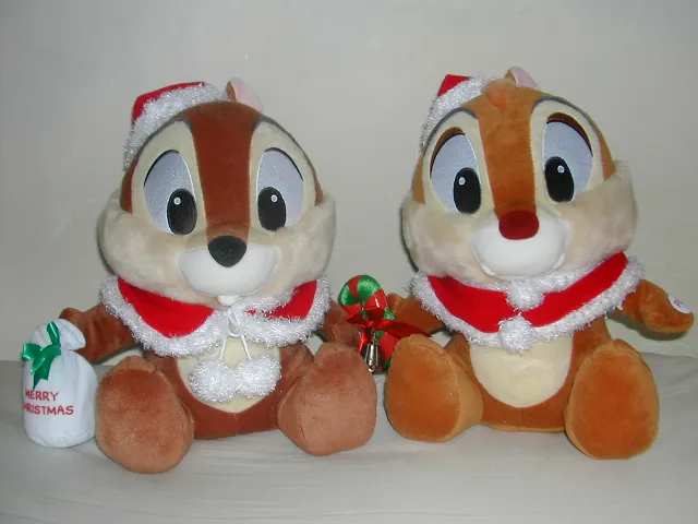 サンタぬいぐるみ チップとデール