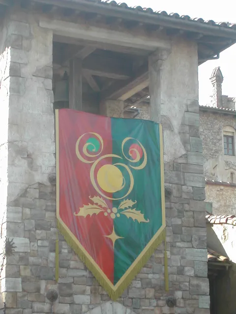 ミッキーアイコン旗飾り（ハーバーサイド・クリスマス 2004）