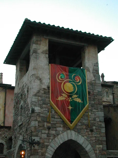 ミッキーアイコン旗飾り（ハーバーサイド・クリスマス 2004）