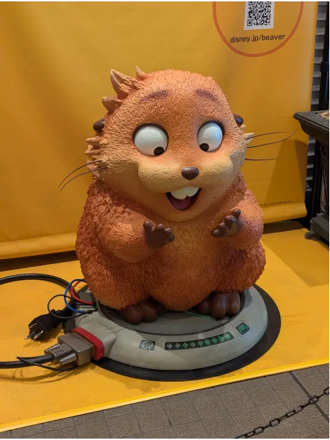 私がビーバーになる時 販促モニュメント（トレイダーズ・パッセージ）