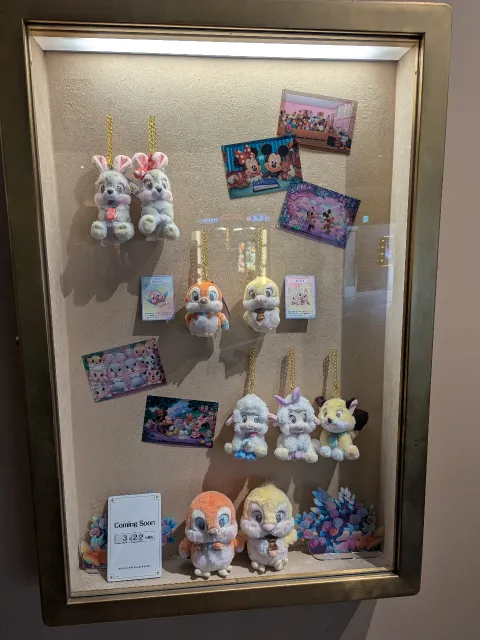 ピック バードとエラ バード商品展示（ディズニーストア）