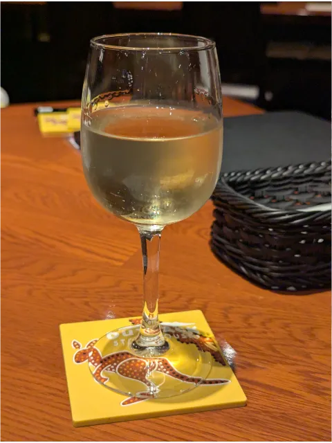 白ワイン（OUTBACK STEAKHOUSE）