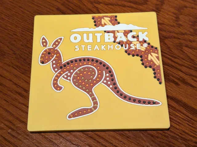 カンガルーのコースター(OUTBACK STEAKHOUSE)