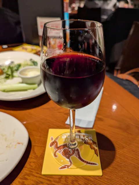 赤ワイン（OUTBACK STEAKHOUSE）