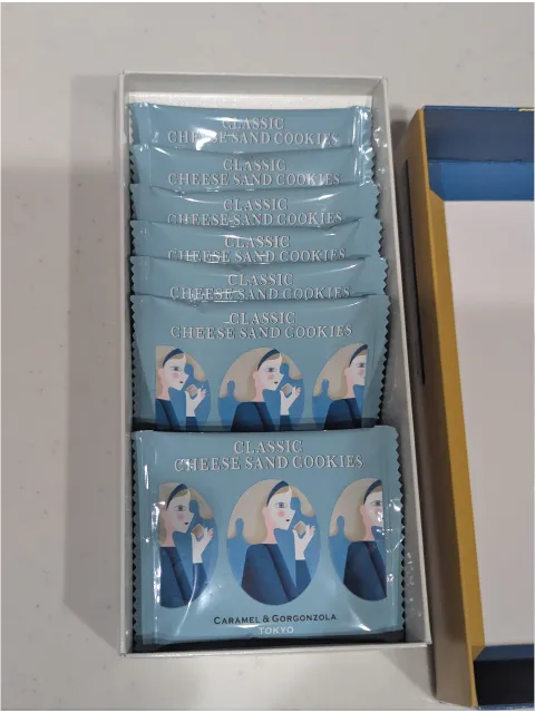 クラシックチーズサンド 箱の中(NOW ON CHEESE)