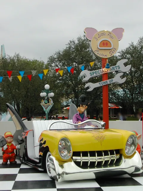 3匹の子ブタのカスタムショップ スペシャルパーツ ビッグ・バッド・ウルフの車（ディズニー・ロック・アラウンド・ザ・マウス）