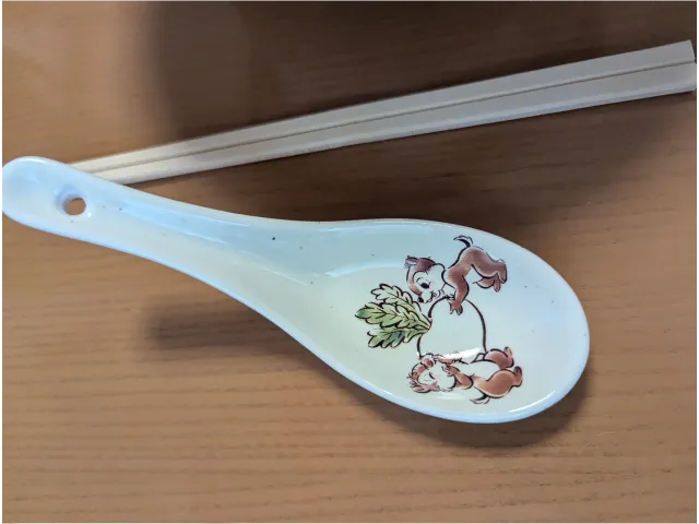 チップとデールのレンゲ（ディズニーストア）