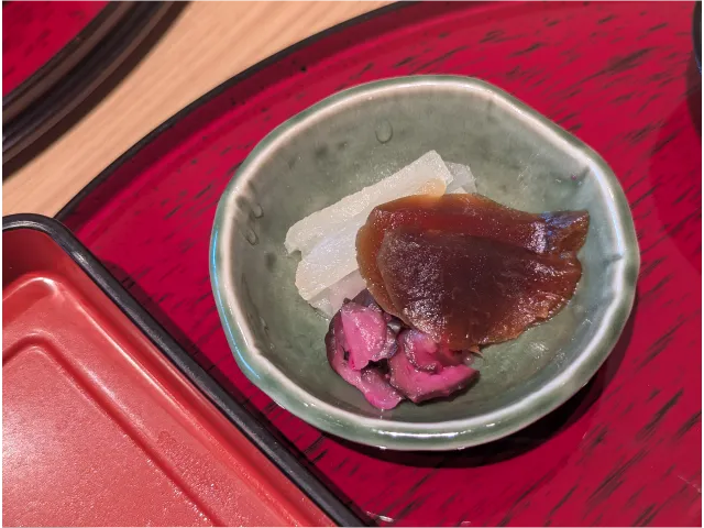 ランチうな重 香の物（江戸前うなぎ かわ祥）