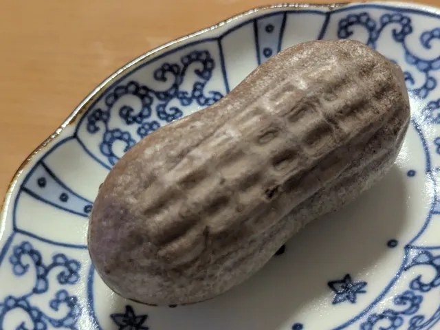 ショコラぴーなっつ最中 アップ（ゴディバ）