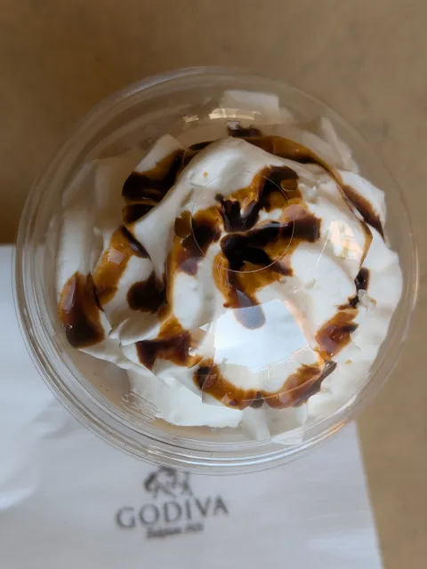 コーヒーゼリーショコリキサー 上面（ゴディバ）