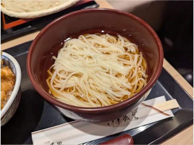 稲庭うどん 冷ぶっかけ(日本橋 稲庭うどんと丼めし 金子半之助)