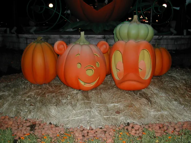プーとドナルドのカボチャ(ディズニー・ハロウィーン 2005)