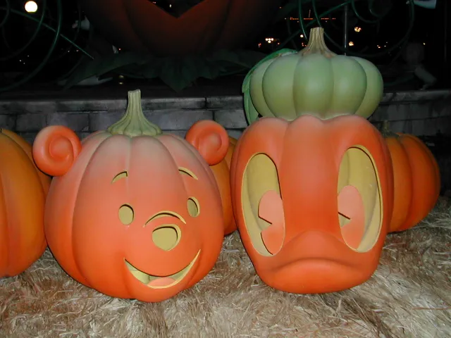 プーとドナルドのカボチャ(ディズニー・ハロウィーン 2005)