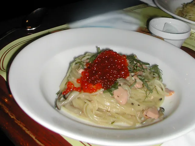 鮭とイクラのスパゲッティー(スウィートハート・カフェ)