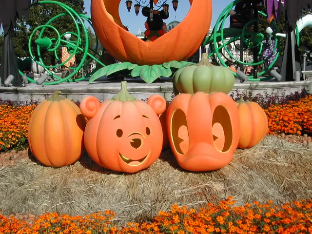 プーとドナルドのパンプキン(ディズニー・ハロウィーン 2005)